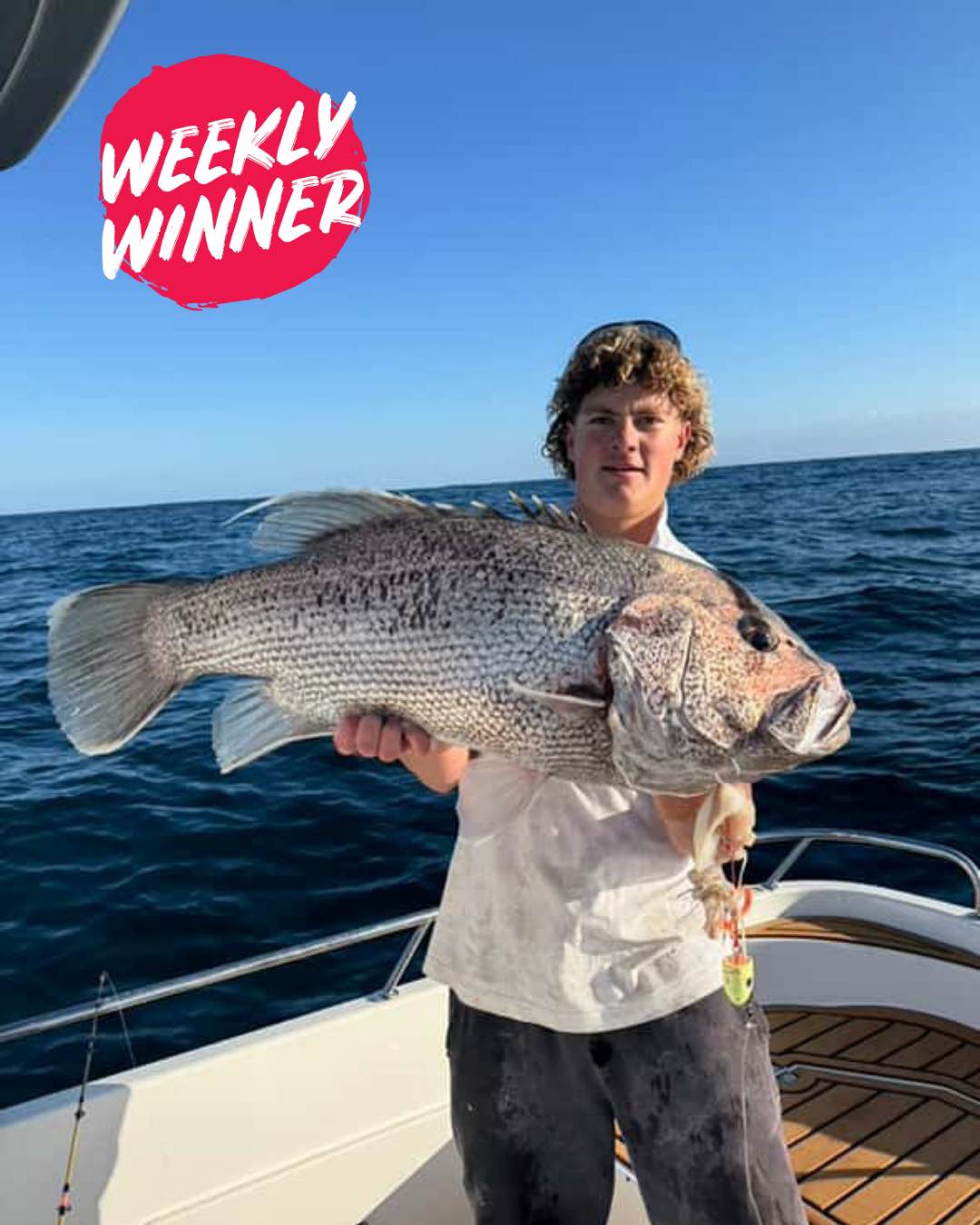 Weekly winner catch