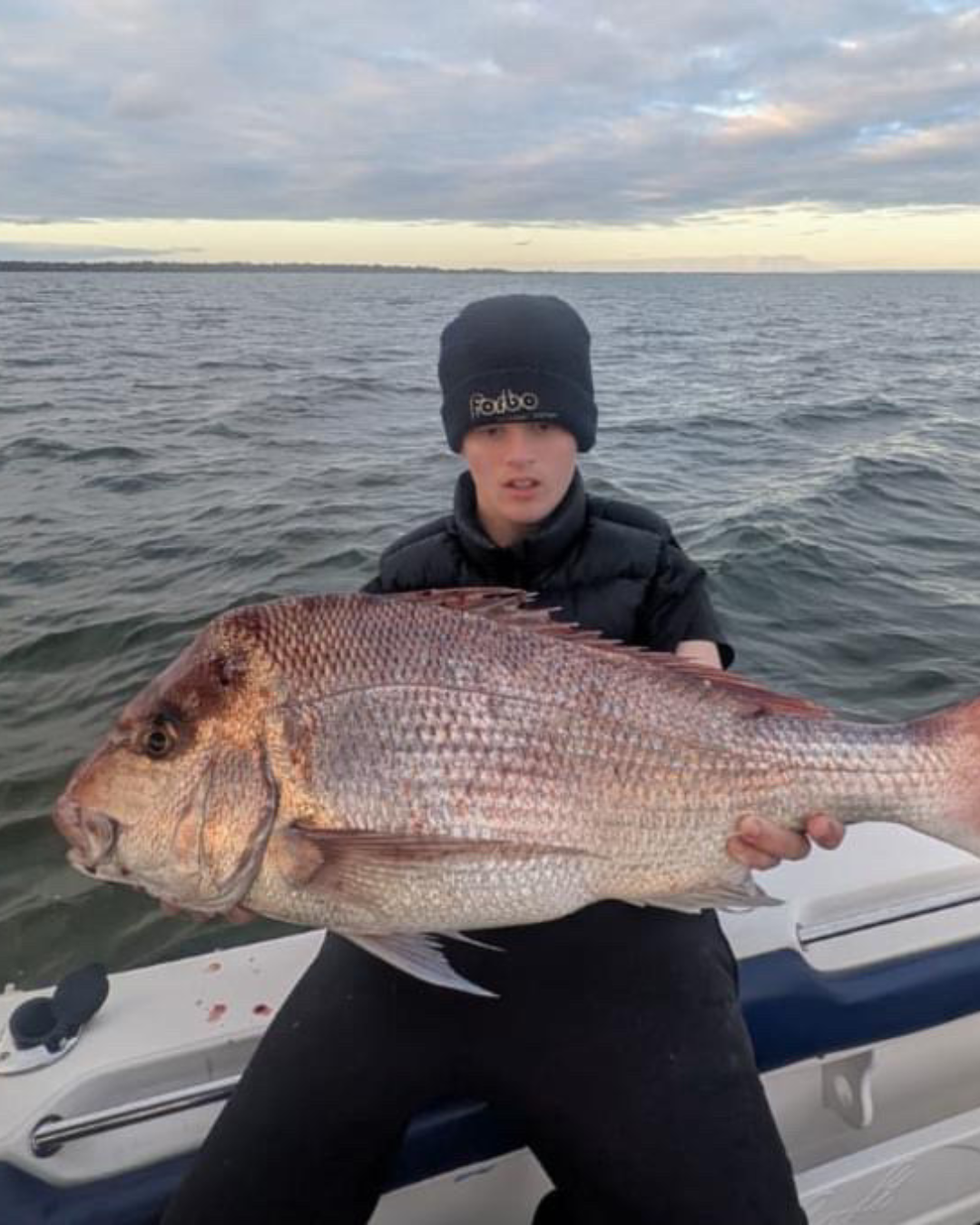 Kyle with a cracking inshore Snapper