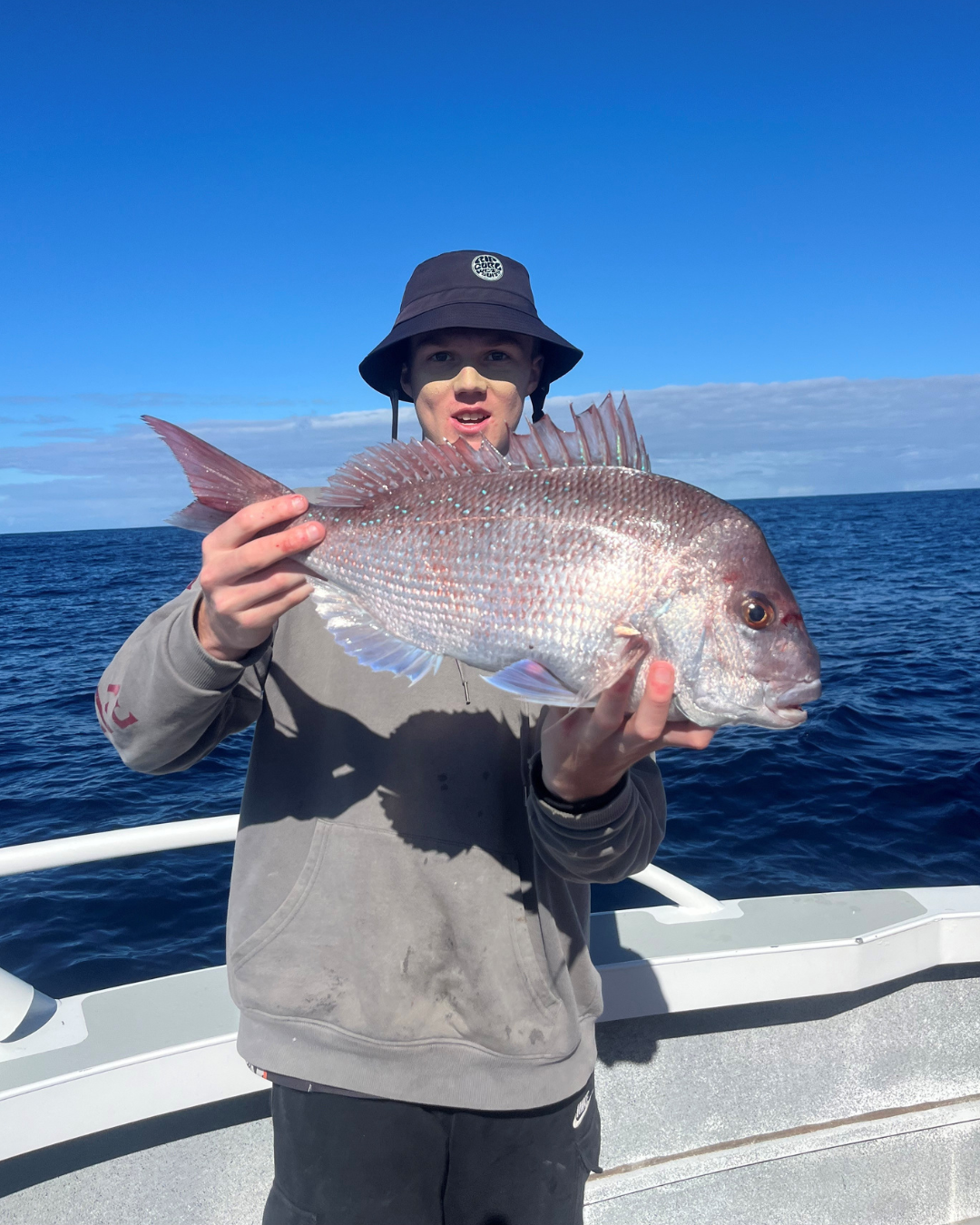 With a chunky inshore Snapper