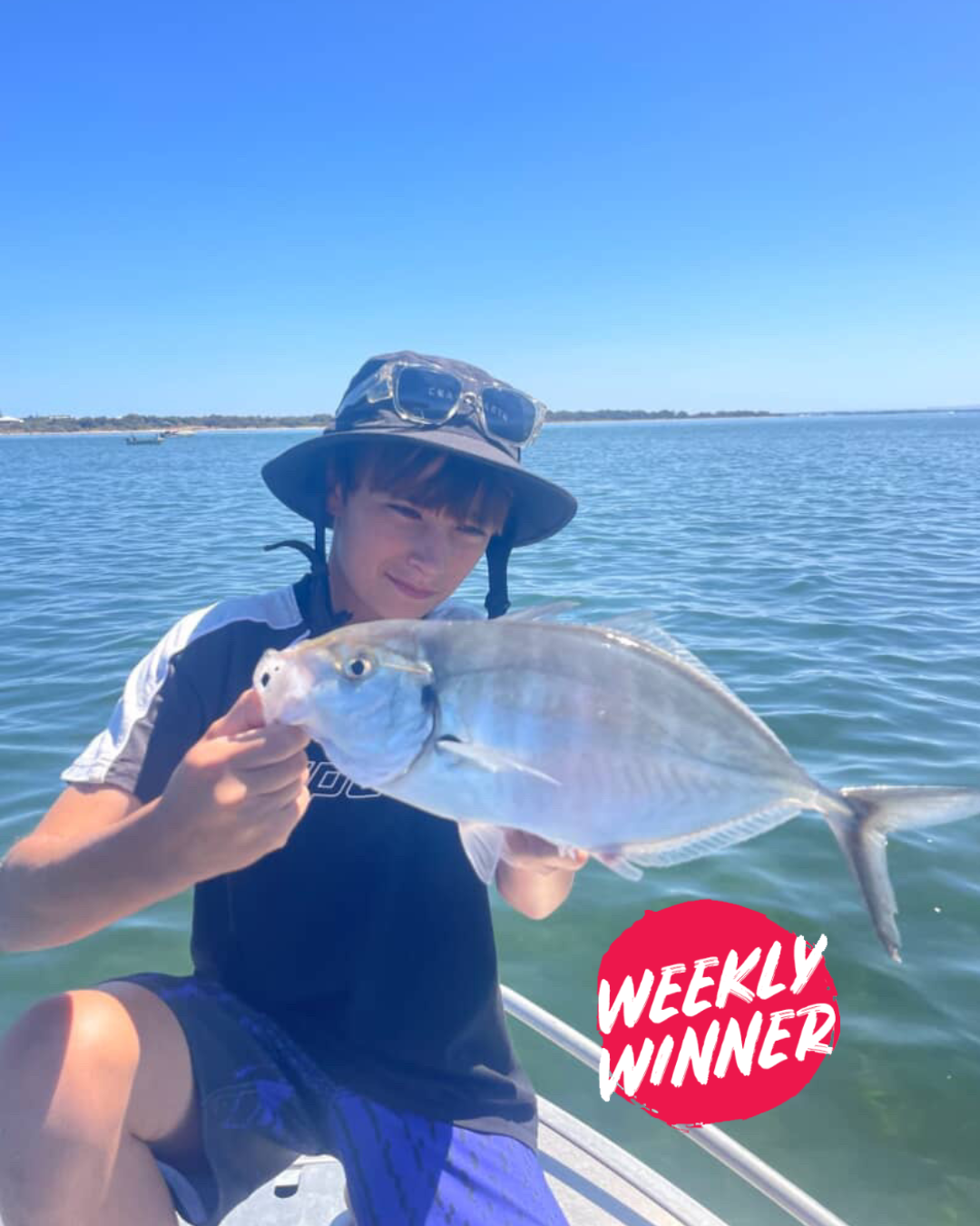Weekly winner catch