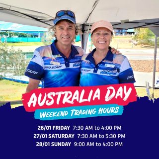 Please take note of our Australia Day weekend trading hours! Stay safe everyone ????